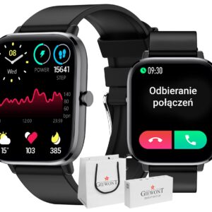 Smartwatch Giewont Dynamic SmartCall GW230-2 - Carbon/Carbon