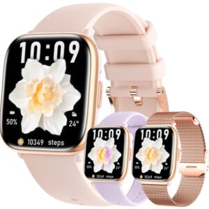 Smartwatch Damski Rubicon RNCF31 ROSE GOLD Bransoleta + 2 Paski