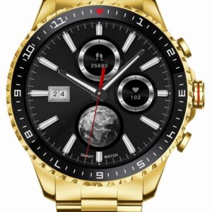 Smartwatch Męski GRAVITY GT16-1 Gold / Złota Bransoleta